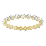 14K Yellow Gold 7/8 CTW Lab-Grown Diamond Eternity Band