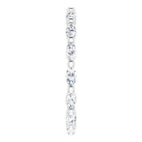 Platinum 5/8 CTW Natural Diamond Eternity Band