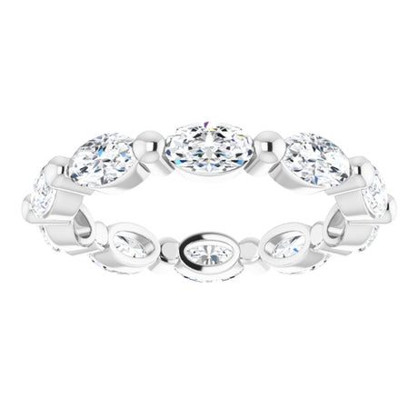 14K White Gold 1 9/10 CTW Lab-Grown Diamond Eternity Band