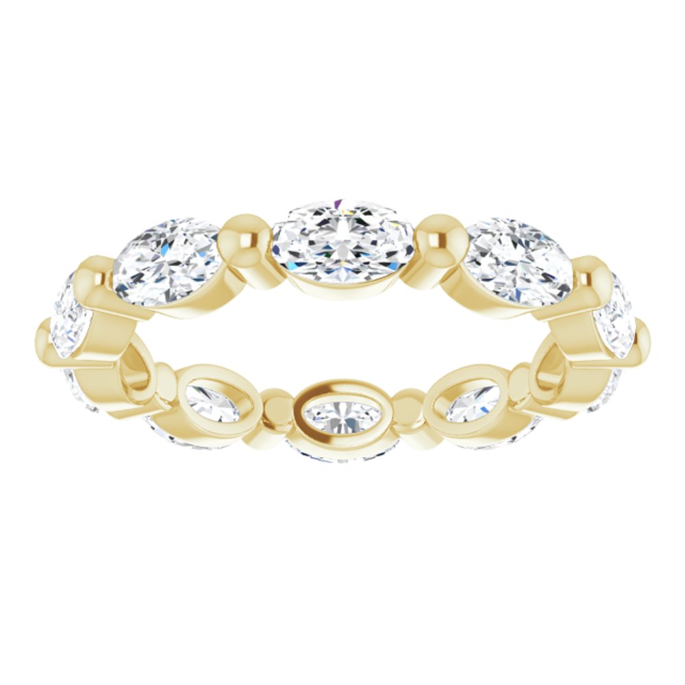 14K Yellow Gold 1 9/10 CTW Lab-Grown Diamond Eternity Band