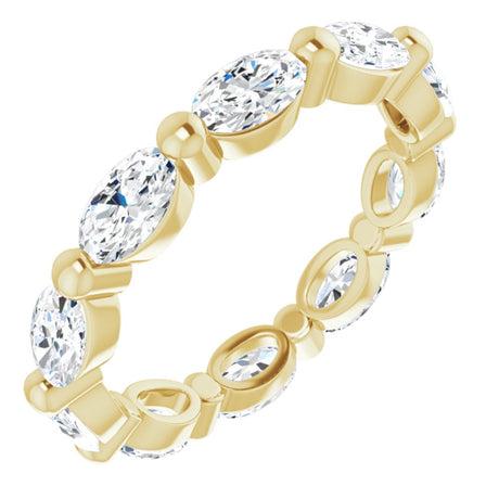 14K Yellow Gold 1 9/10 CTW Lab-Grown Diamond Eternity Band