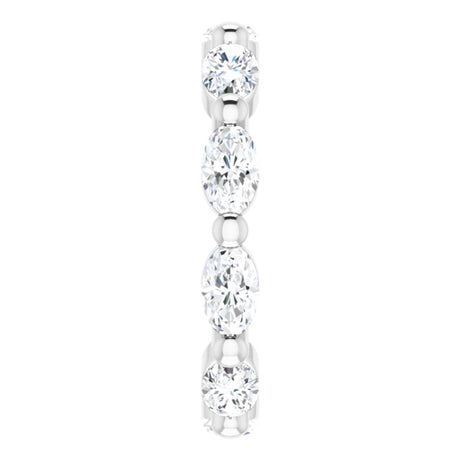 14K White Gold 1 9/10 CTW Lab-Grown Diamond Eternity Band
