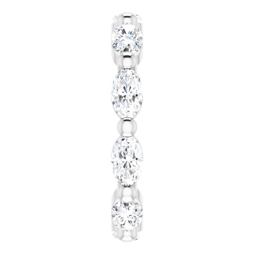 14K White Gold 1 9/10 CTW Lab-Grown Diamond Eternity Band