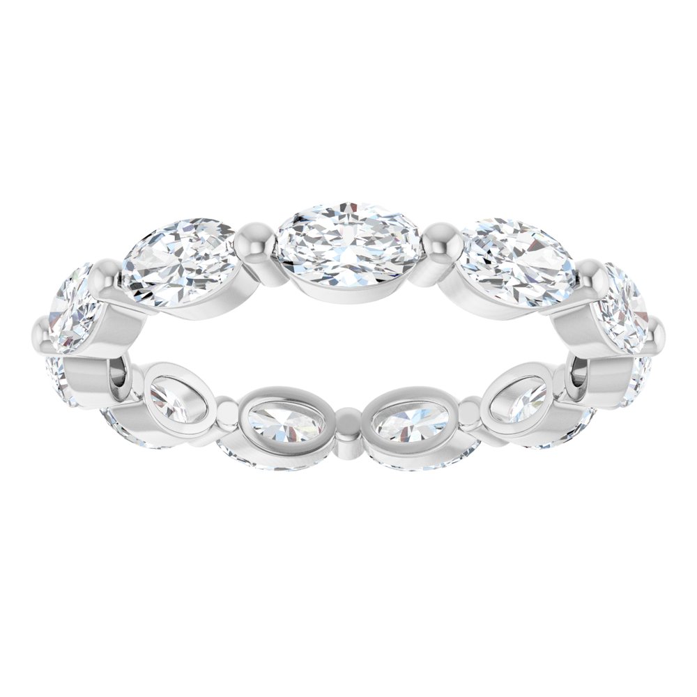 14K White Gold 1 9/10 CTW Lab-Grown Diamond Eternity Band