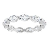 14K White Gold 1 9/10 CTW Lab-Grown Diamond Eternity Band