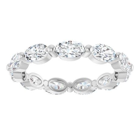 14K White Gold 1 9/10 CTW Lab-Grown Diamond Eternity Band