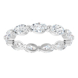 14K White Gold 2 1/2 CTW Natural Diamond Eternity Band
