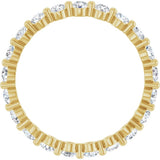 14K Yellow Gold 7/8 CTW Lab-Grown Diamond Eternity Band
