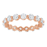 14K Rose 1 3/4 CTW Natural Diamond Eternity Band
