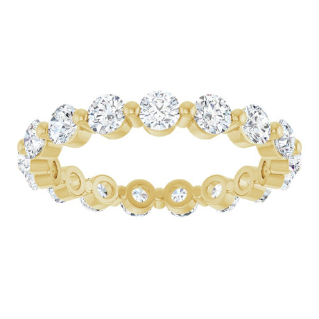 14K Yellow Gold 1 1/2 CTW Lab-Grown Diamond Eternity Band