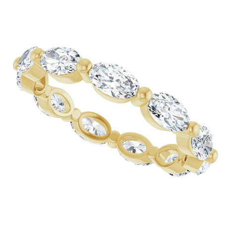 14K Yellow Gold 1 9/10 CTW Lab-Grown Diamond Eternity Band