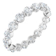 14K White Gold 1 1/2 CTW Lab-Grown Diamond Eternity Band