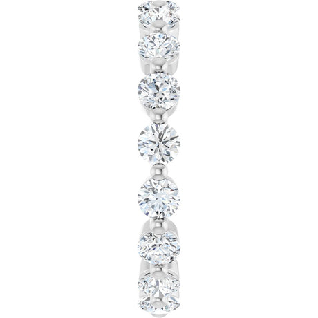14K White Gold 1 1/2 CTW Lab-Grown Diamond Eternity Band