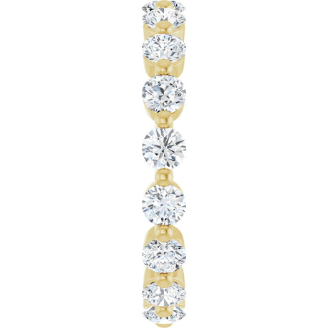 14K Yellow Gold 1 1/2 CTW Lab-Grown Diamond Eternity Band