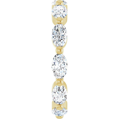 14K Yellow Gold 2 1/2 CTW Natural Diamond Eternity Band