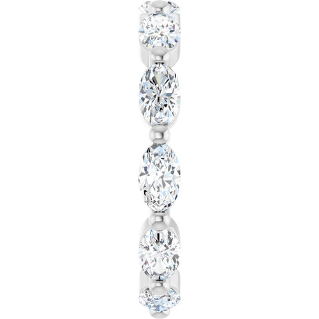 14K White Gold 2 1/2 CTW Natural Diamond Eternity Band