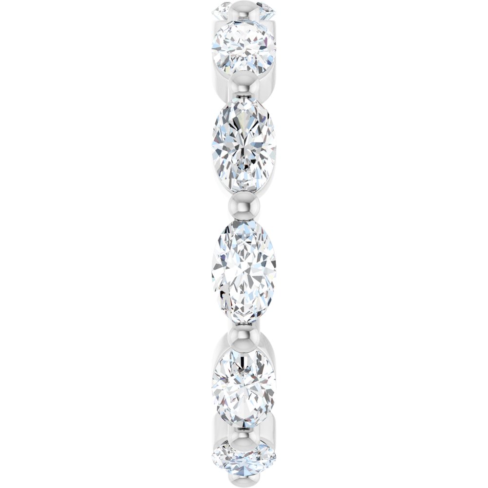 14K White Gold 1 9/10 CTW Lab-Grown Diamond Eternity Band