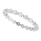 14K White Gold 3/4 CTW Lab-Grown Diamond Eternity Band
