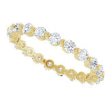 14K Yellow Gold 7/8 CTW Lab-Grown Diamond Eternity Band