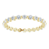 14K Yellow 5/8 CTW Natural Diamond Eternity Band