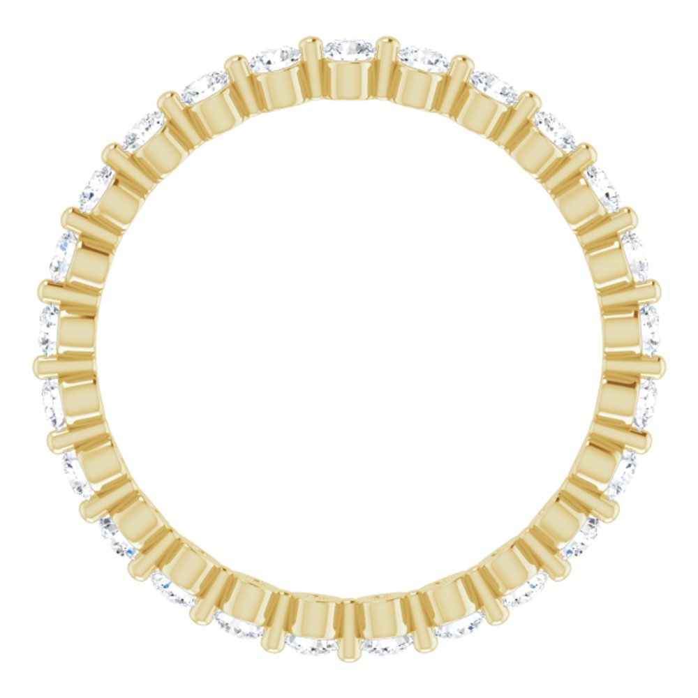 14K Yellow 1/2 CTW Natural Diamond Eternity Band