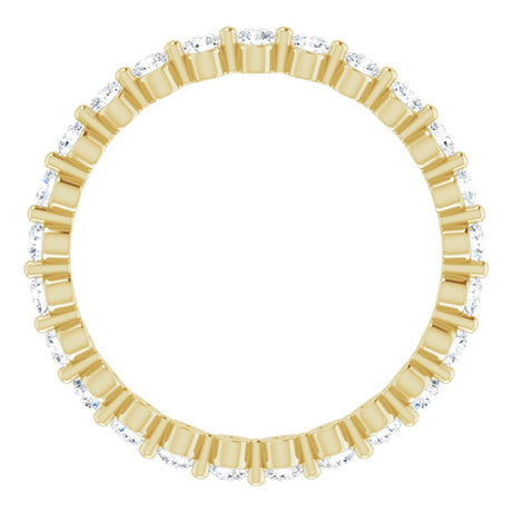 14K Yellow 1/2 CTW Natural Diamond Eternity Band