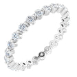 14K White 1/2 CTW Natural Diamond Eternity Band