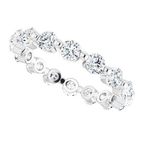 14K White Gold 1 5/8 CTW Natural Diamond Eternity Band