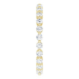 14K Yellow 1/2 CTW Natural Diamond Eternity Band