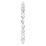 14K White 1/2 CTW Natural Diamond Eternity Band