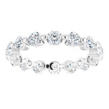 14K White Gold 1 5/8 CTW Natural Diamond Eternity Band