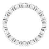 14K White Gold 1 5/8 CTW Natural Diamond Eternity Band