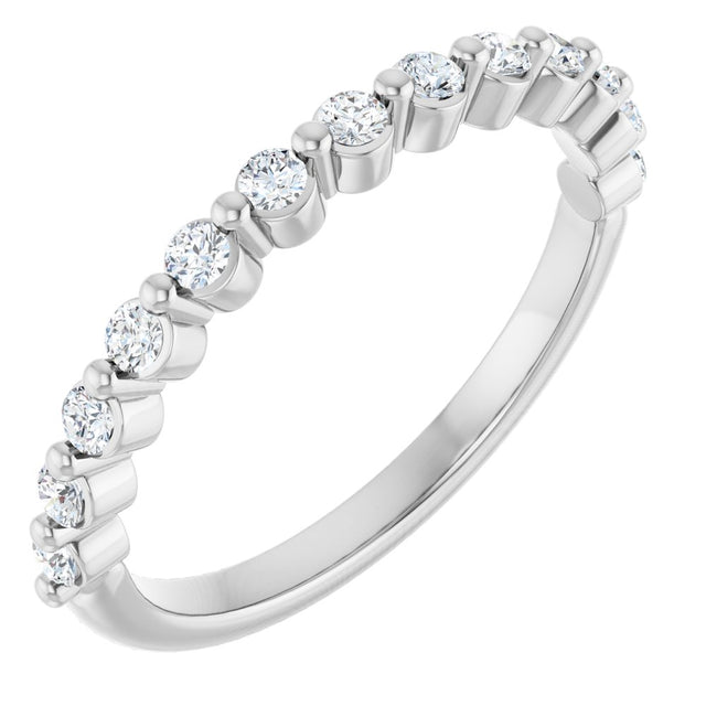 14K White Gold 1/4 CTW Lab-Grown Diamond Anniversary Band