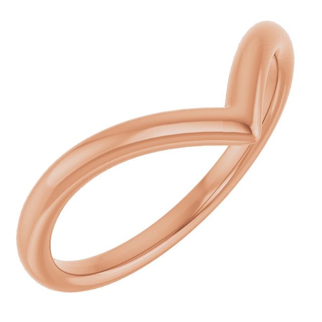 10K Rose Contour Band