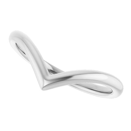 10K White Contour Band