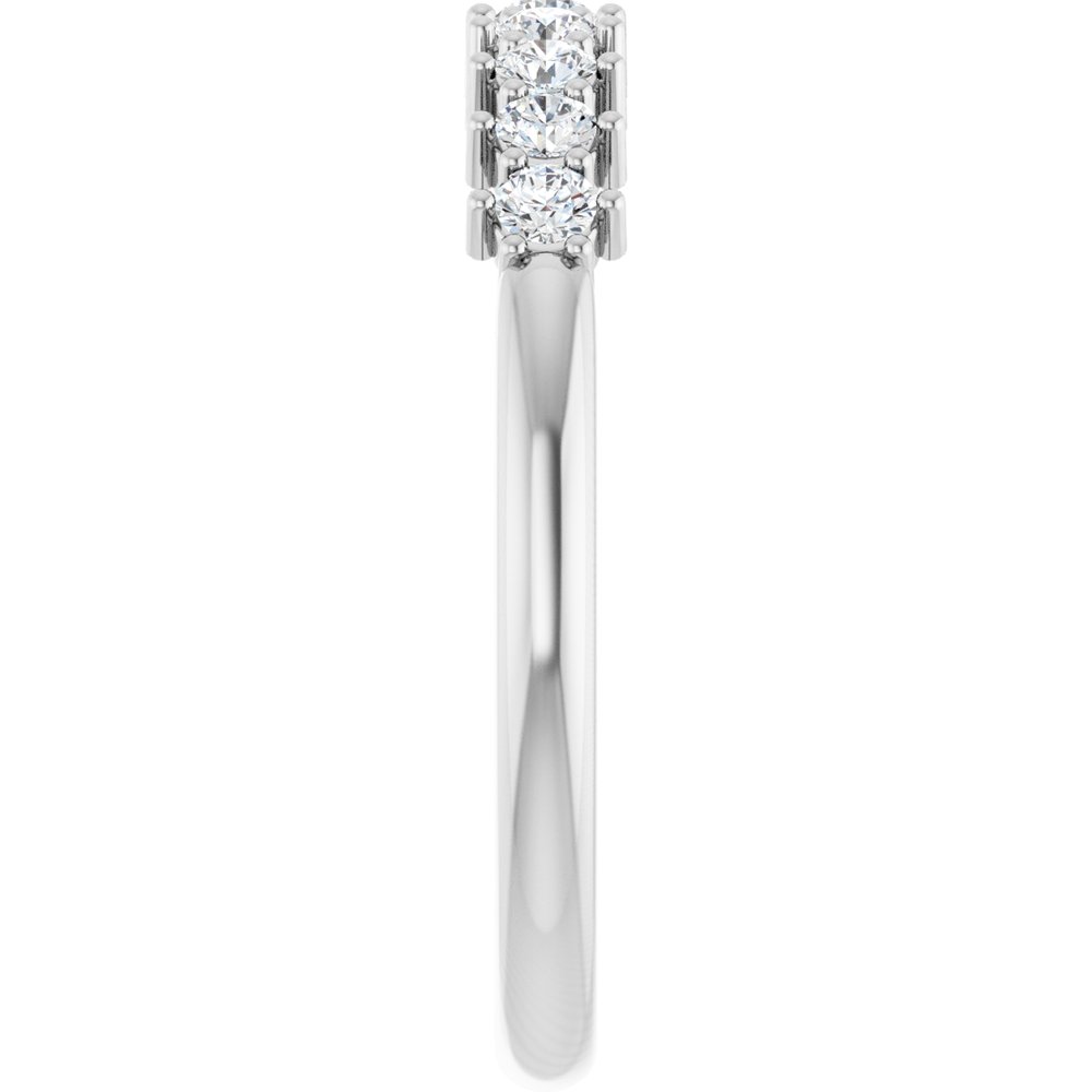 14K White 1/4 CTW Natural Diamond Anniversary Band