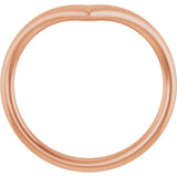 10K Rose Contour Band