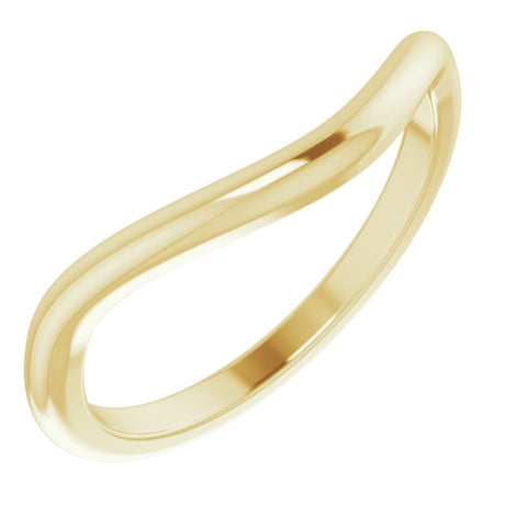 14K Yellow Contour Band