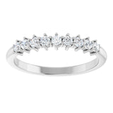 14K White 1/4 CTW Natural Diamond Anniversary Band