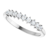 14K White 1/4 CTW Natural Diamond Anniversary Band