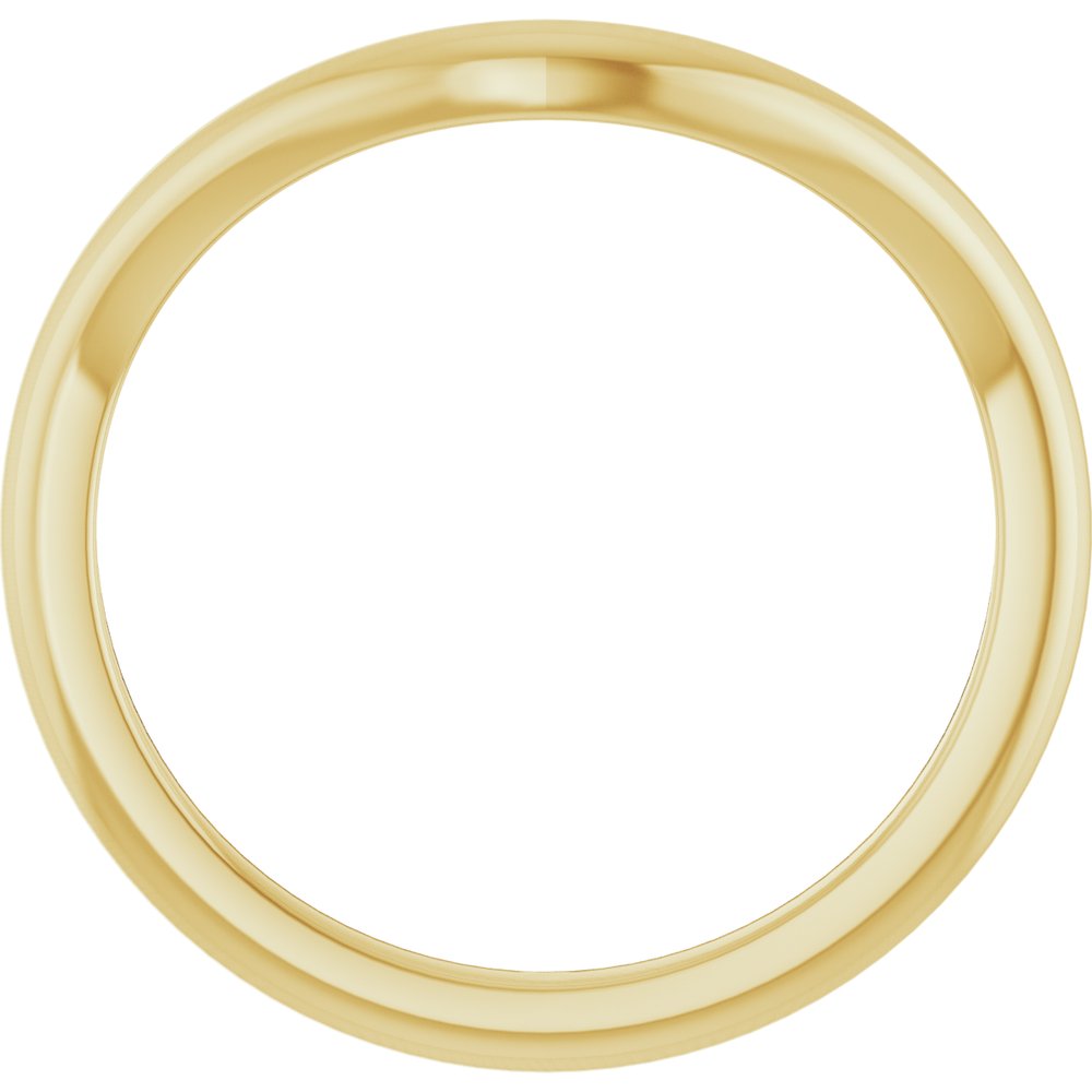 10K Yellow 1.9 mm Contour Band
