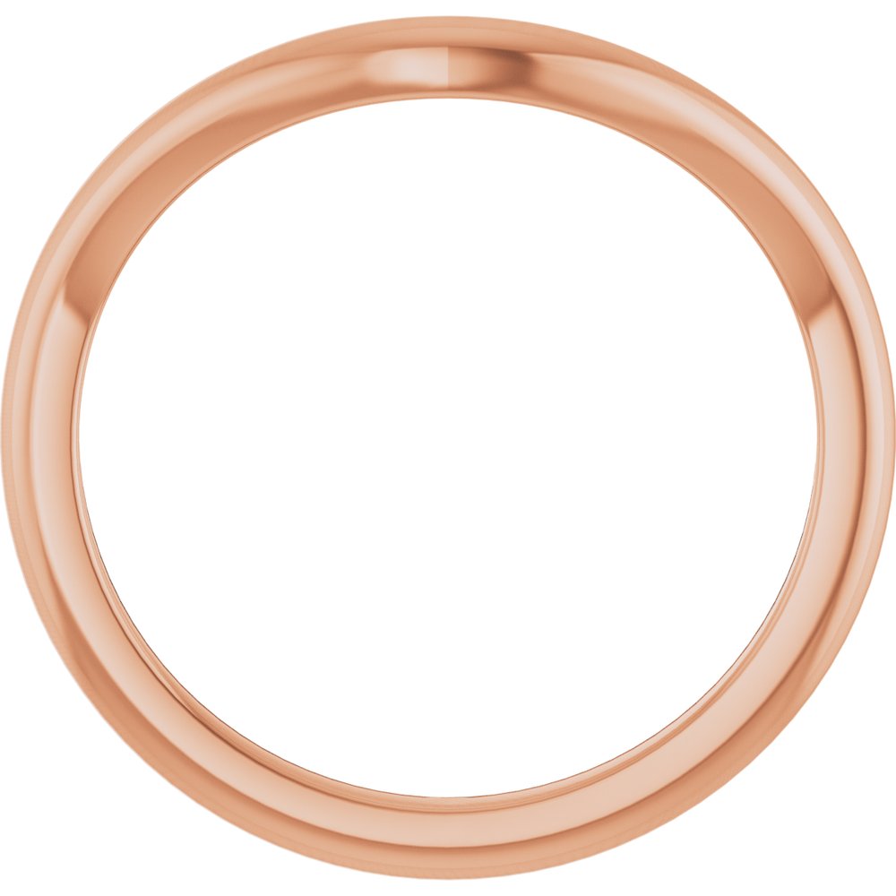 14K Rose 1.9 mm Contour Band