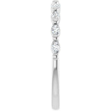 14K White Gold 1/4 CTW Lab-Grown Diamond Anniversary Band