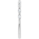 14K White 1/4 CTW Lab-Grown Diamond Anniversary Band