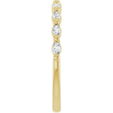 14K Yellow Gold 1/5 CTW Natural Diamond Anniversary Band