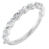 14K White Gold 1/2 CTW Lab-Grown Diamond Anniversary Band