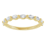 14K Yellow Gold 1/2 CTW Natural Diamond Anniversary Band