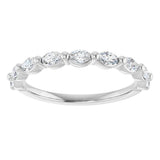14K White Gold 1/2 CTW Lab-Grown Diamond Anniversary Band