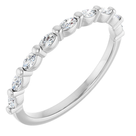 14K White Gold 1/4 CTW Lab-Grown Diamond Anniversary Band