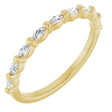 14K Yellow 1/5 CTW Natural Diamond Anniversary Band